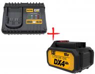 Комплект АКБ + Зарядний пристрій CAT 18,0V + 4,0Ah DXB4-C4